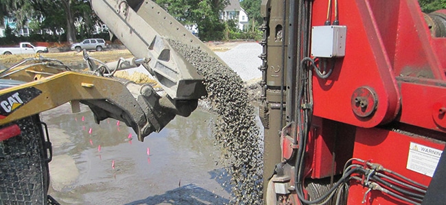 North Charleston Creative Arts, vibro stone columns, vibrocompaction, aggregate piers, aggregate pier, ground improvement contractor