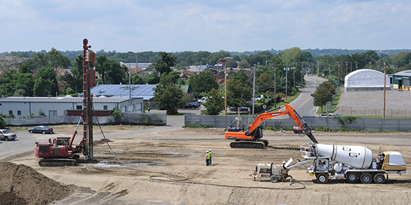 Fairfield Regional Fire School, aggregate pier, aggregate piers, aggregate piers contractor, ground improvement contractor