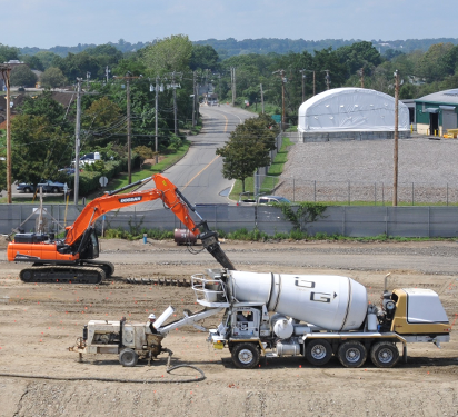 rigid inclusions / pile installation